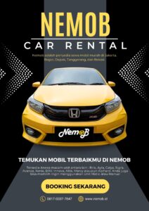 Rental Mobil Pasar Minggu Lepas Kunci 24 Jam