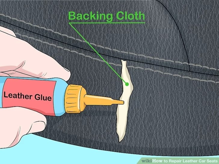 Memperbaiki kursi mobil robek 1