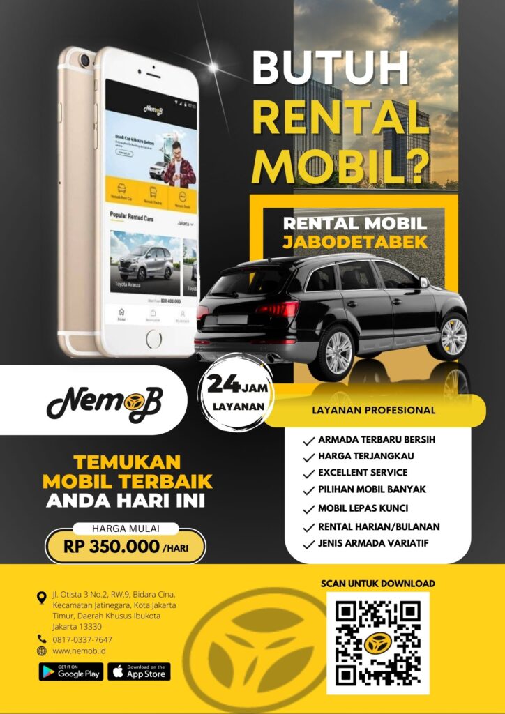 Flyer sewa mobil